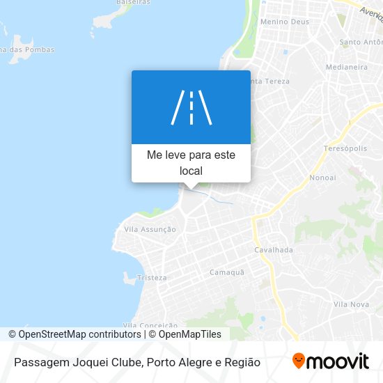 Passagem Joquei Clube mapa
