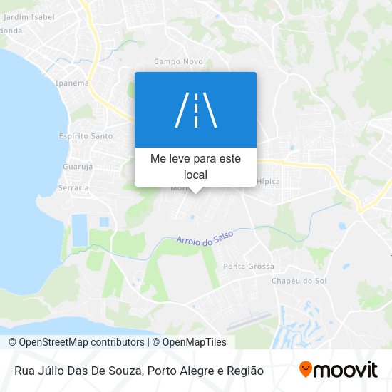 Rua Júlio Das De Souza mapa