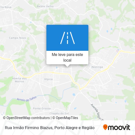 Rua Irmão Firmino Biazus mapa