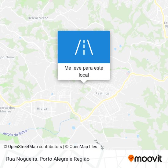Rua Nogueira mapa