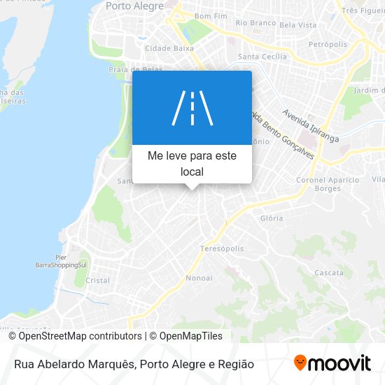 Rua Abelardo Marquês mapa