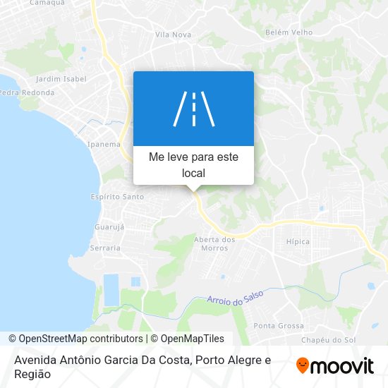 Avenida Antônio Garcia Da Costa mapa