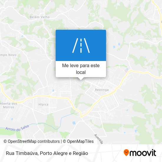 Rua Timbaúva mapa