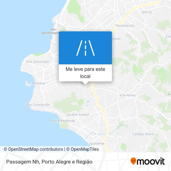 Passagem Nh mapa