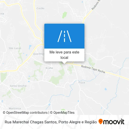 Rua Marechal Chagas Santos mapa