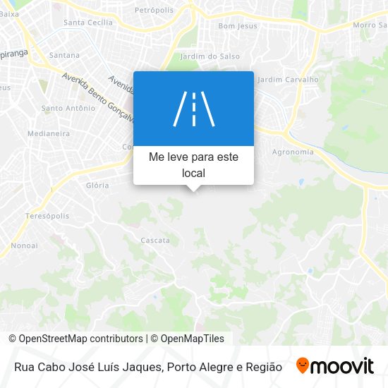 Rua Cabo José Luís Jaques mapa