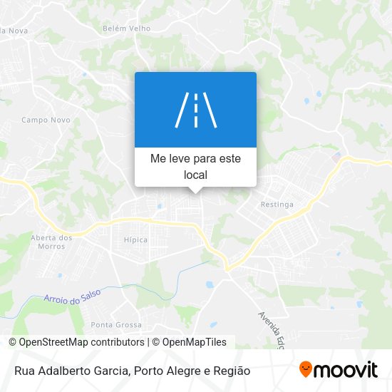Rua Adalberto Garcia mapa