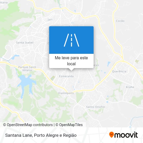 Santana Lane mapa