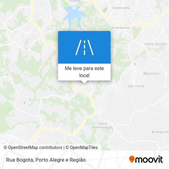 Rua Bogota mapa