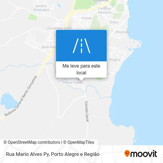 Rua Mario Alves Py mapa