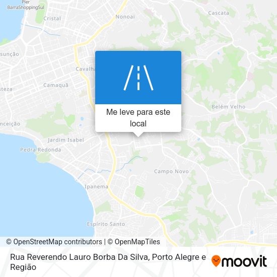 Rua Reverendo Lauro Borba Da Silva mapa