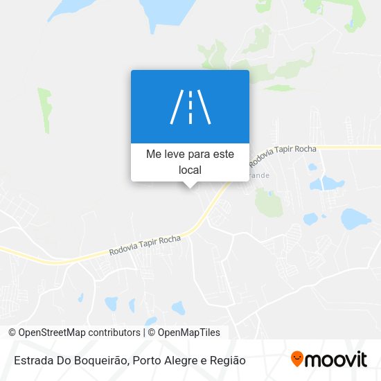 Estrada Do Boqueirão mapa