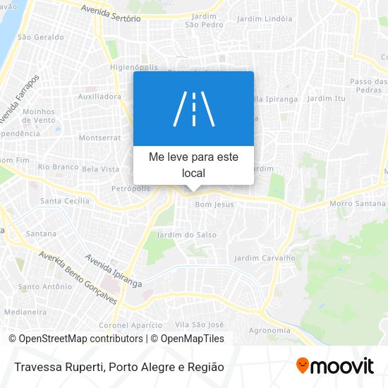 Travessa Ruperti mapa