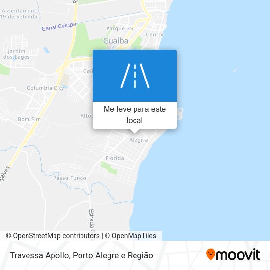 Travessa Apollo mapa