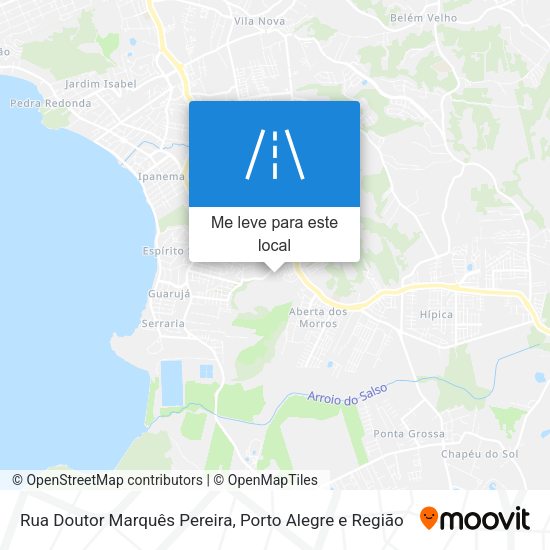 Rua Doutor Marquês Pereira mapa