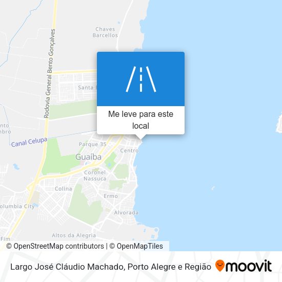 Largo José Cláudio Machado mapa