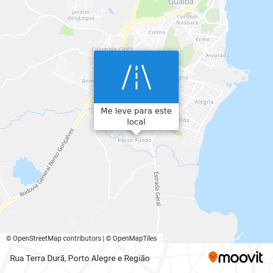 Rua Terra Durã mapa