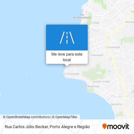 Rua Carlos Júlio Becker mapa