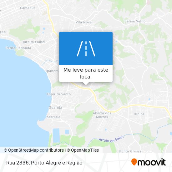 Rua 2336 mapa