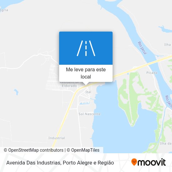 Avenida Das Industrias mapa