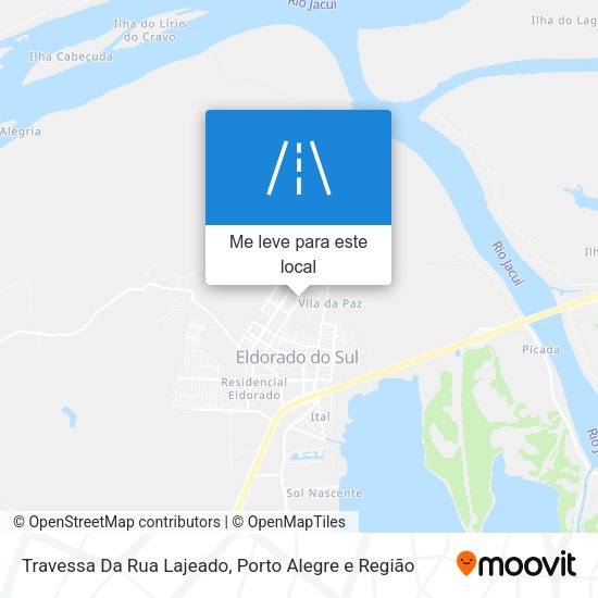 Travessa Da Rua Lajeado mapa