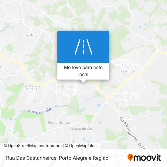 Rua Das Castanheiras mapa