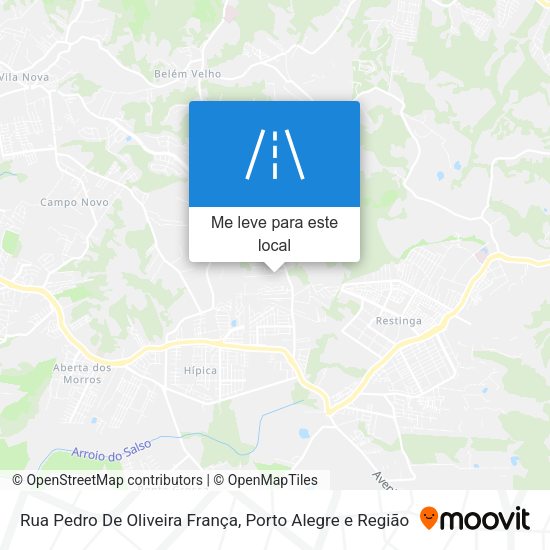 Rua Pedro De Oliveira França mapa