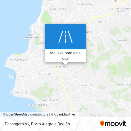 Passagem Vv mapa