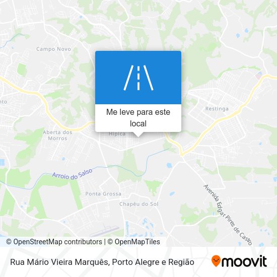 Rua Mário Vieira Marquês mapa