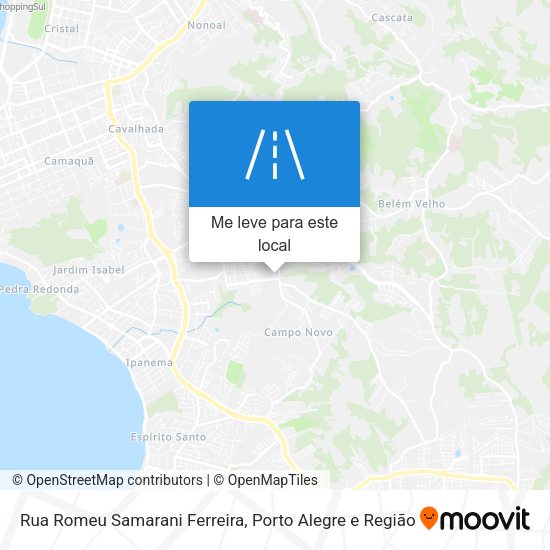 Rua Romeu Samarani Ferreira mapa