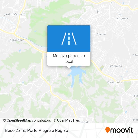 Beco Zaire mapa