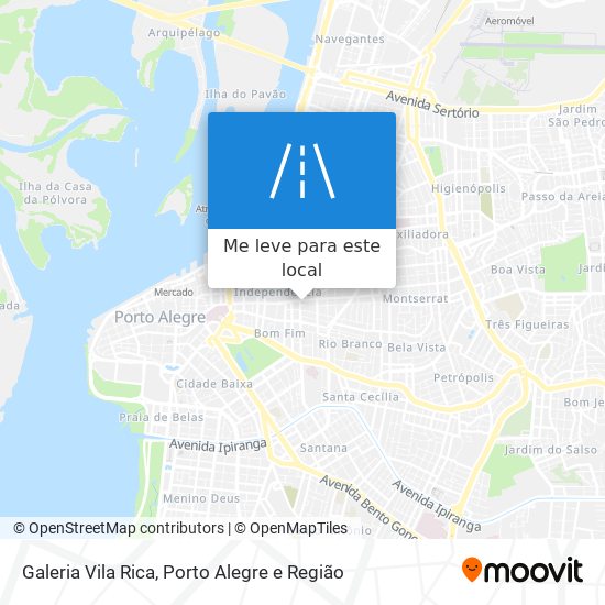 Galeria Vila Rica mapa