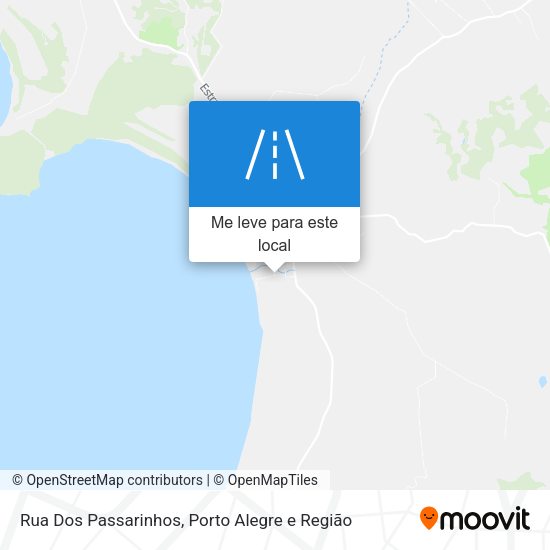 Rua Dos Passarinhos mapa