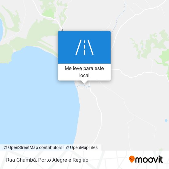 Rua Chambá mapa