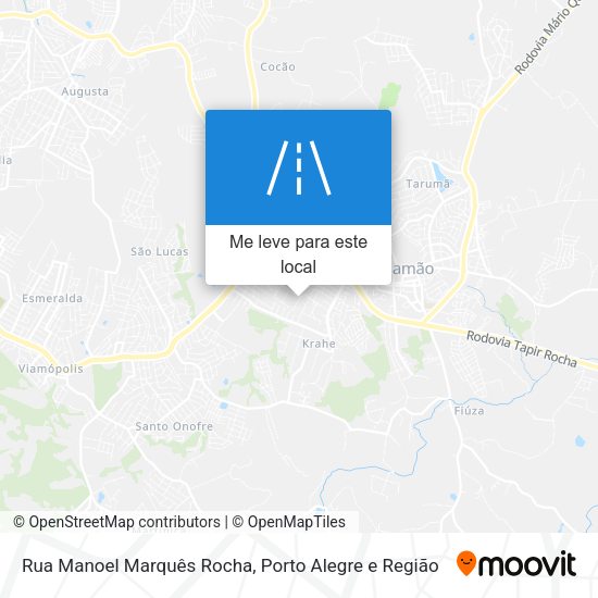 Rua Manoel Marquês Rocha mapa