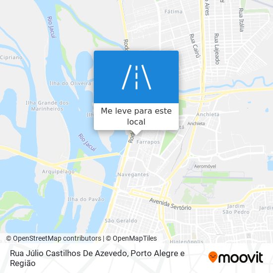 Rua Júlio Castilhos De Azevedo mapa