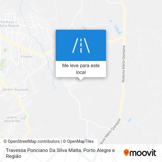 Travessa Ponciano Da Silva Malta mapa