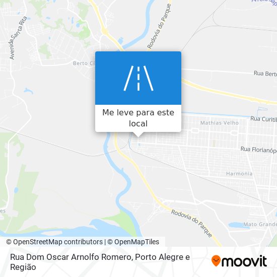 Rua Dom Oscar Arnolfo Romero mapa