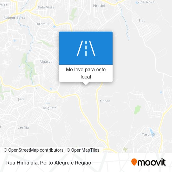 Rua Himalaia mapa