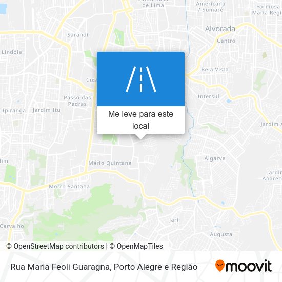 Rua Maria Feoli Guaragna mapa