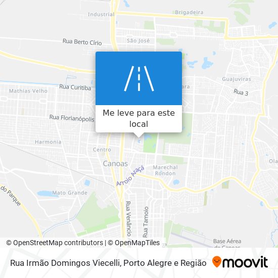 Rua Irmão Domingos Viecelli mapa