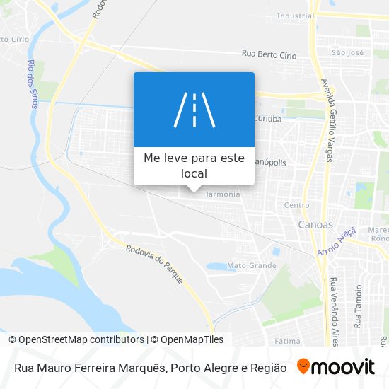 Rua Mauro Ferreira Marquês mapa