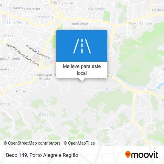Beco 149 mapa