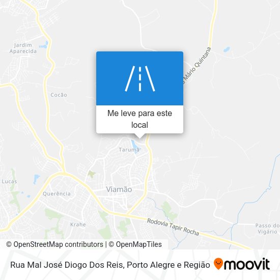 Rua Mal José Diogo Dos Reis mapa