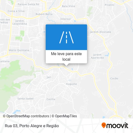 Rua 03 mapa