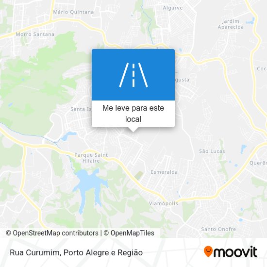 Rua Curumim mapa