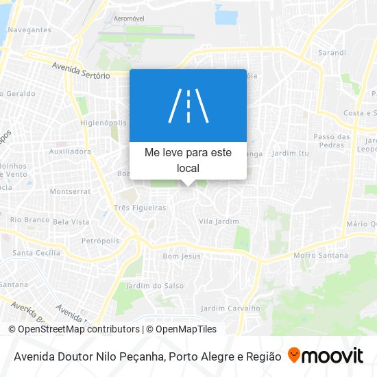 Avenida Doutor Nilo Peçanha mapa