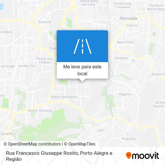 Rua Francesco Giuseppe Rosito mapa