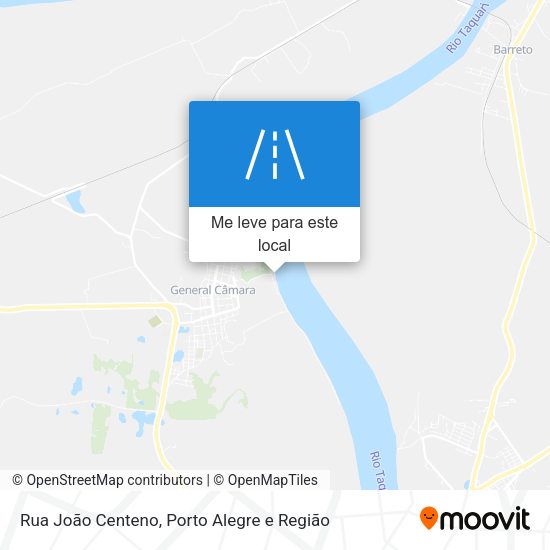 Rua João Centeno mapa