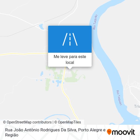 Rua João Antônio Rodrigues Da Silva mapa